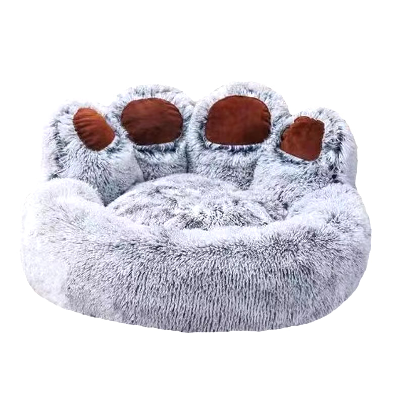 Fluffy Dog Bed Winter Plush Kennel Accessories Pet Products Large Dogs Beds Bedding Sofa Basket Small Mat Cats Big Cushion Puppy